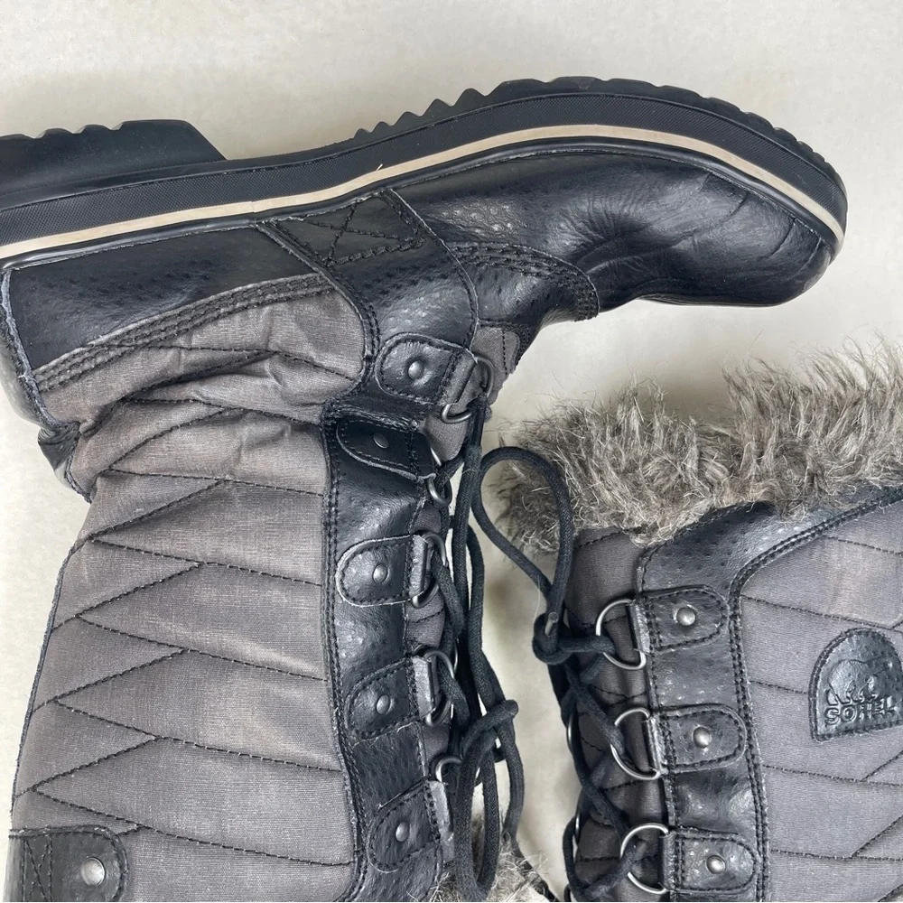 Sorel Tofino II Waterproof Boots Black Stone Size 10.5